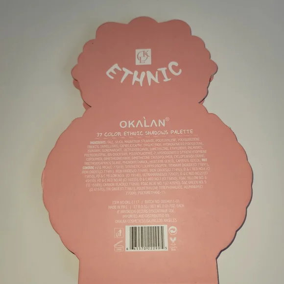 Okalan Ethnic 37 colors shadows pallet Makeup Various Colors - Picture 5 of 6